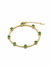 Emerald Heart Chain Bracelet