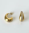Crescent Stud Earrings
