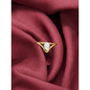 Minimal Diamond Drop Ring
