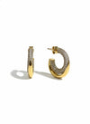Double Studded Diamond Earrings