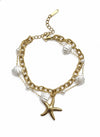 Shell Struck Chain Bracelet