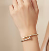 Diamond Studded Nail Bracelet