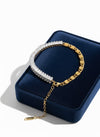 AURA LINK BAGUETTE 18K GOLD PLATED BRACELET