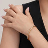 Sparkling Line Bangle Bracelet