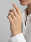 Studded Nail Ring -18K