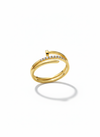 Studded Nail Ring -18K