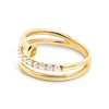 Studded Nail Ring -18K